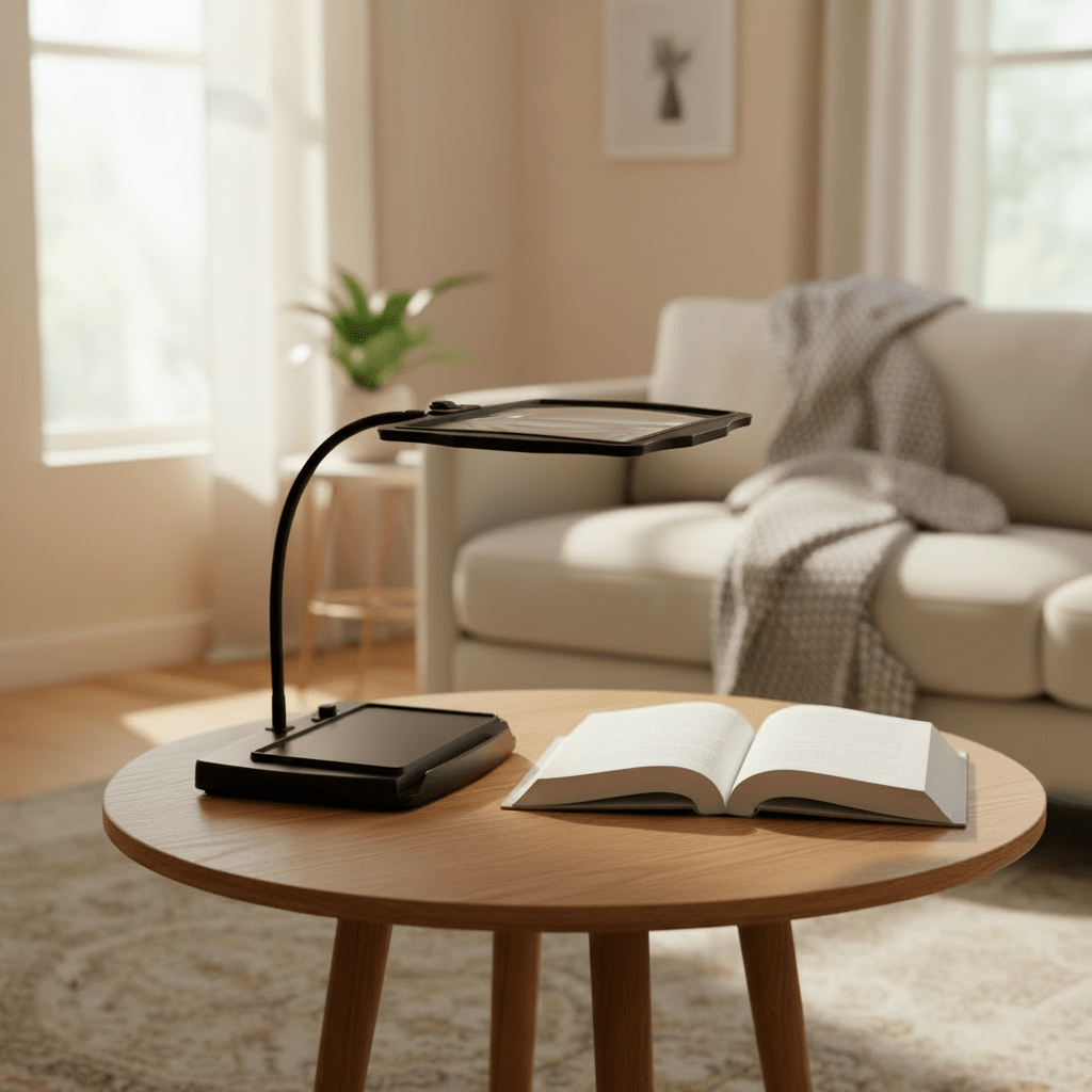Lampa lupowa LED Detaillicht z 3-krotnym powiększeniem, elastyczna, bezprzewodowa