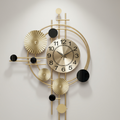 MetaLine Wanduhr Metall groß lautlos zeitgemäße Gestaltung