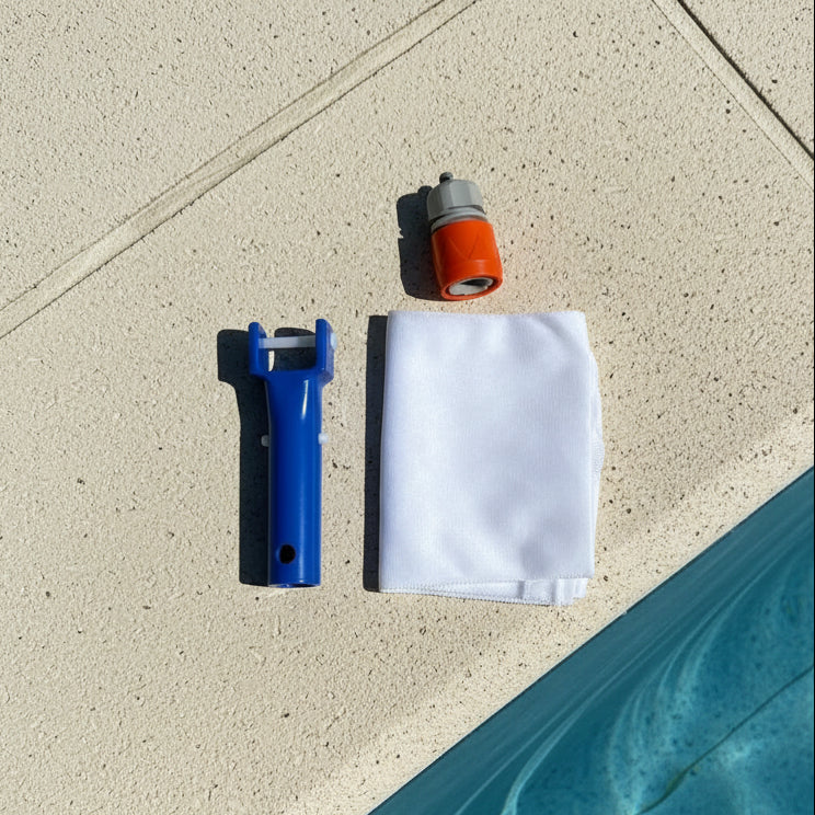 Poolvora czyścik do basenu z napędem wodnym do basenów, stawów i jacuzzi