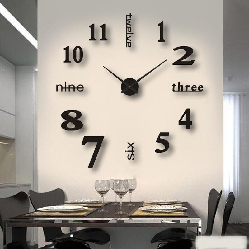 ZeitForm Wanduhr Aufs Wesentliche Reduziert 40 cm Wohnzimmer