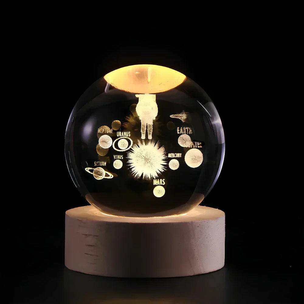 Kryształowa kula LumiSphere 3D z oświetleniem LED