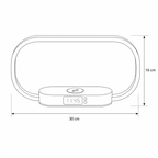 LumiDock LED Nachtlampe mit Ladefunktion