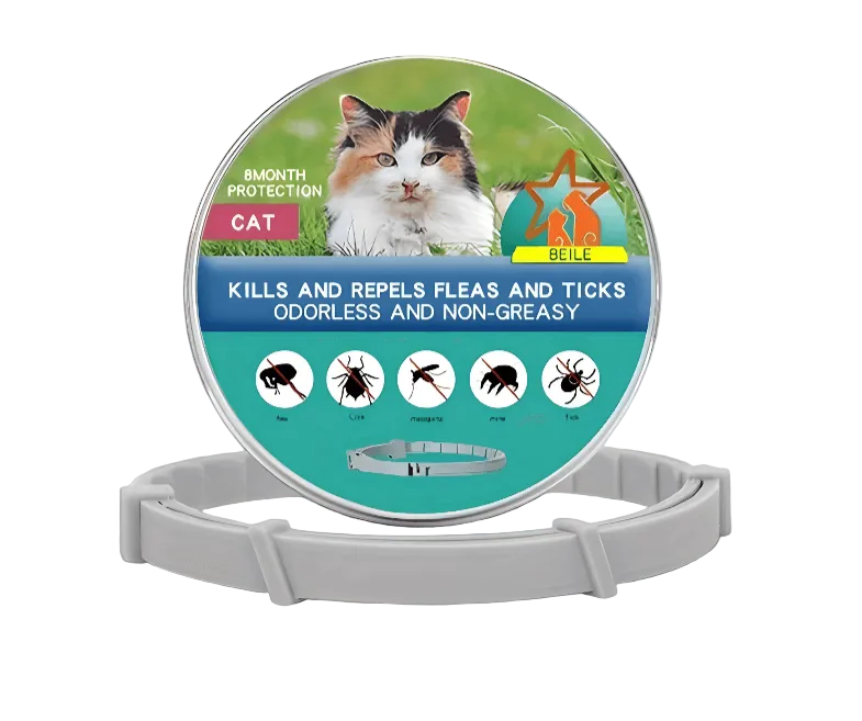 TierSchutz Halsband Hund Katze Zecken Floh 8 Monate