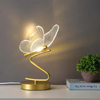 Lampa stołowa SchmetterGlanz z LED, ściemniana, dekoracyjna konstrukcja
