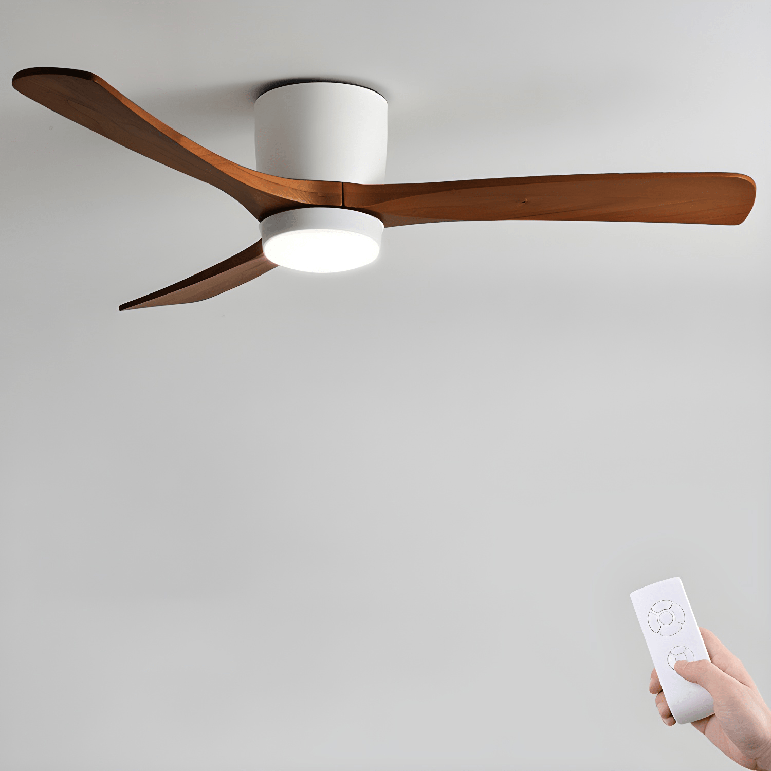 LED Deckenlampe mit Ventilator und Fernbedienung