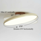Regulowana LED Lampa sufitowa z obrotowym reflektorem