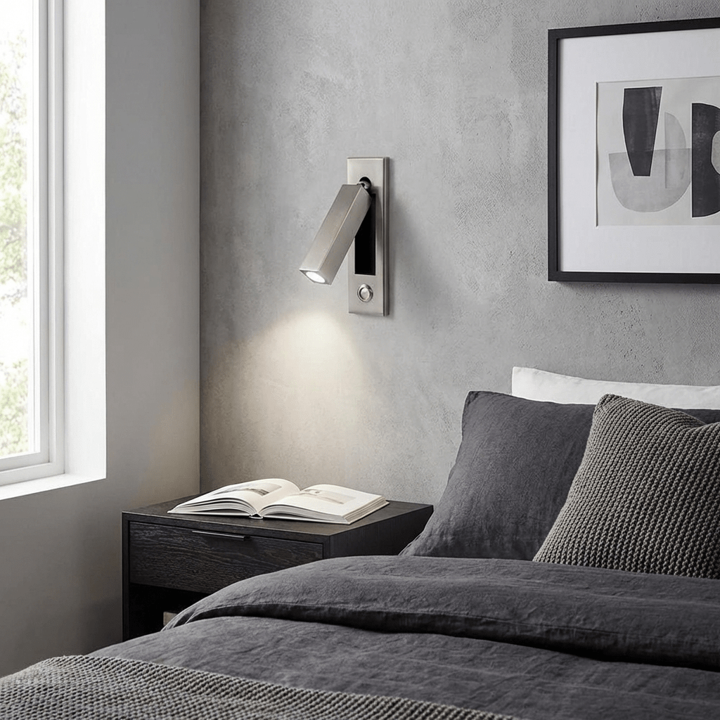 Verstellbare LED Wandleuchte für Schlafzimmer und Leseecke