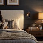 Verstellbare LED Wandleuchte für Schlafzimmer und Leseecke