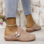 Komfortiva RundFit dame slip-on fritidssko med komfortfodbed  