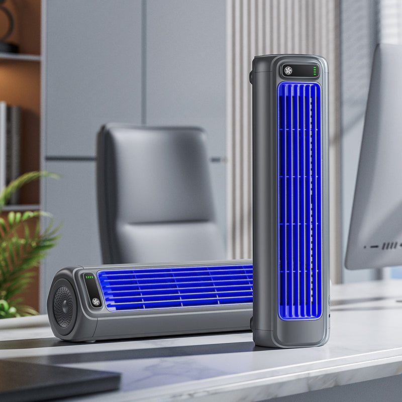 LuftBrise ProMobiler Tisch- und Wandventilator mit Akku 2000mAh