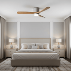 LED Deckenlampe mit Ventilator und Fernbedienung