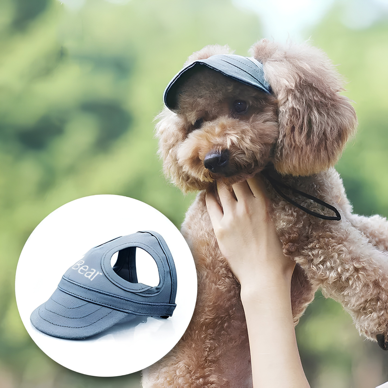 SunnyPaws hundesolhat med UV-beskyttelse og justerbar rem