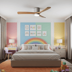 LED Deckenlampe mit Ventilator und Fernbedienung