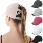 AirFlowCap sportskasket i mesh med hestehaleåbning