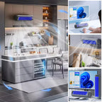 LuftBrise ProMobiler Tisch- und Wandventilator mit Akku 2000mAh