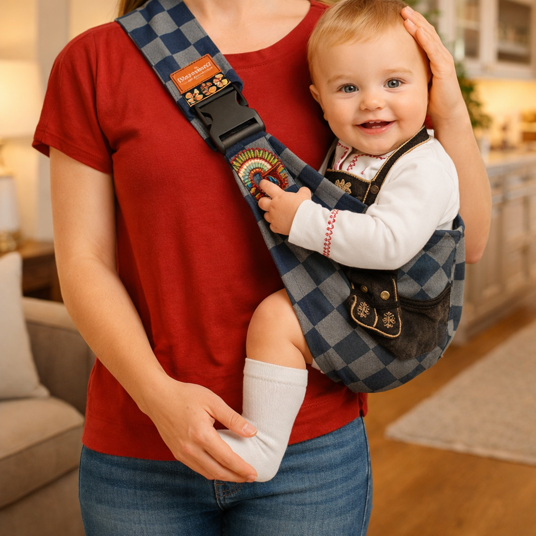 CarryNest Babytrage – Verstellbare Tragetasche für Babys und Kleinkinder