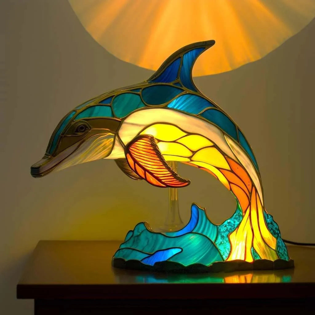 LumoArt Tischlampe modern dekorativ mit LED Licht