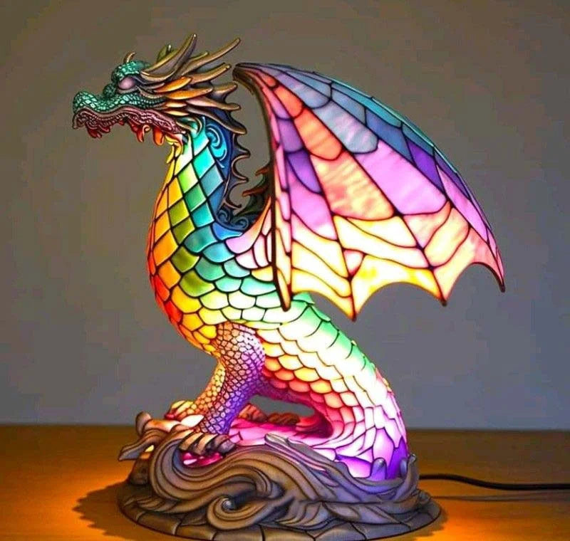 LumoArt Tischlampe modern dekorativ mit LED Licht