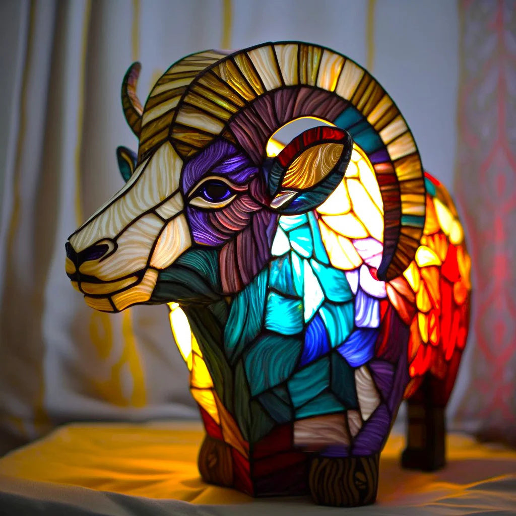 LumoArt Tischlampe modern dekorativ mit LED Licht