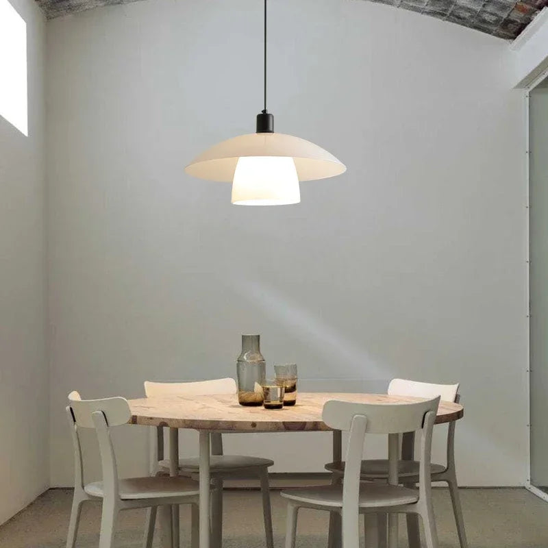 Lampa wisząca ZenLicht szklana minimalistyczna japońska ciepła biała