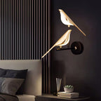 Title AureliaVogel LED Wandleuchte Gold Stil Warmweiß 15W