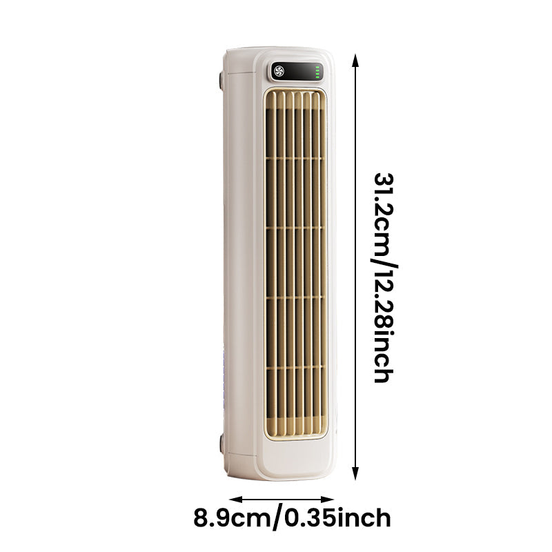 Tragbarer Akku Ventilator mit Wand- und Tischmontage