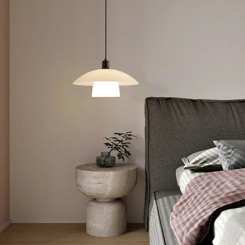 Lampa wisząca ZenLicht szklana minimalistyczna japońska ciepła biała