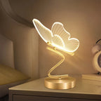 Lampa stołowa SchmetterGlanz z LED, ściemniana, dekoracyjna konstrukcja
