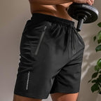 AeroSprint herre sportsshorts med lynlåslommer og snøre
