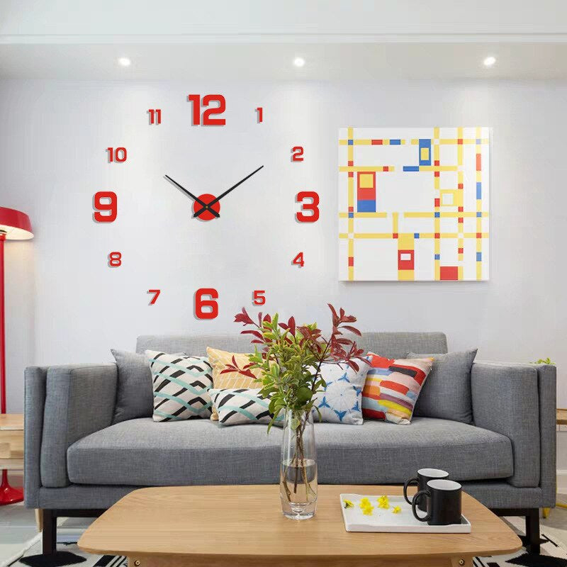 ZeitForm Wanduhr Aufs Wesentliche Reduziert 40 cm Wohnzimmer