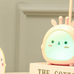 Lampa do czytania KinderLumi USB, nocna lampka w stylu kreskówkowym, przyjazna dla oczu