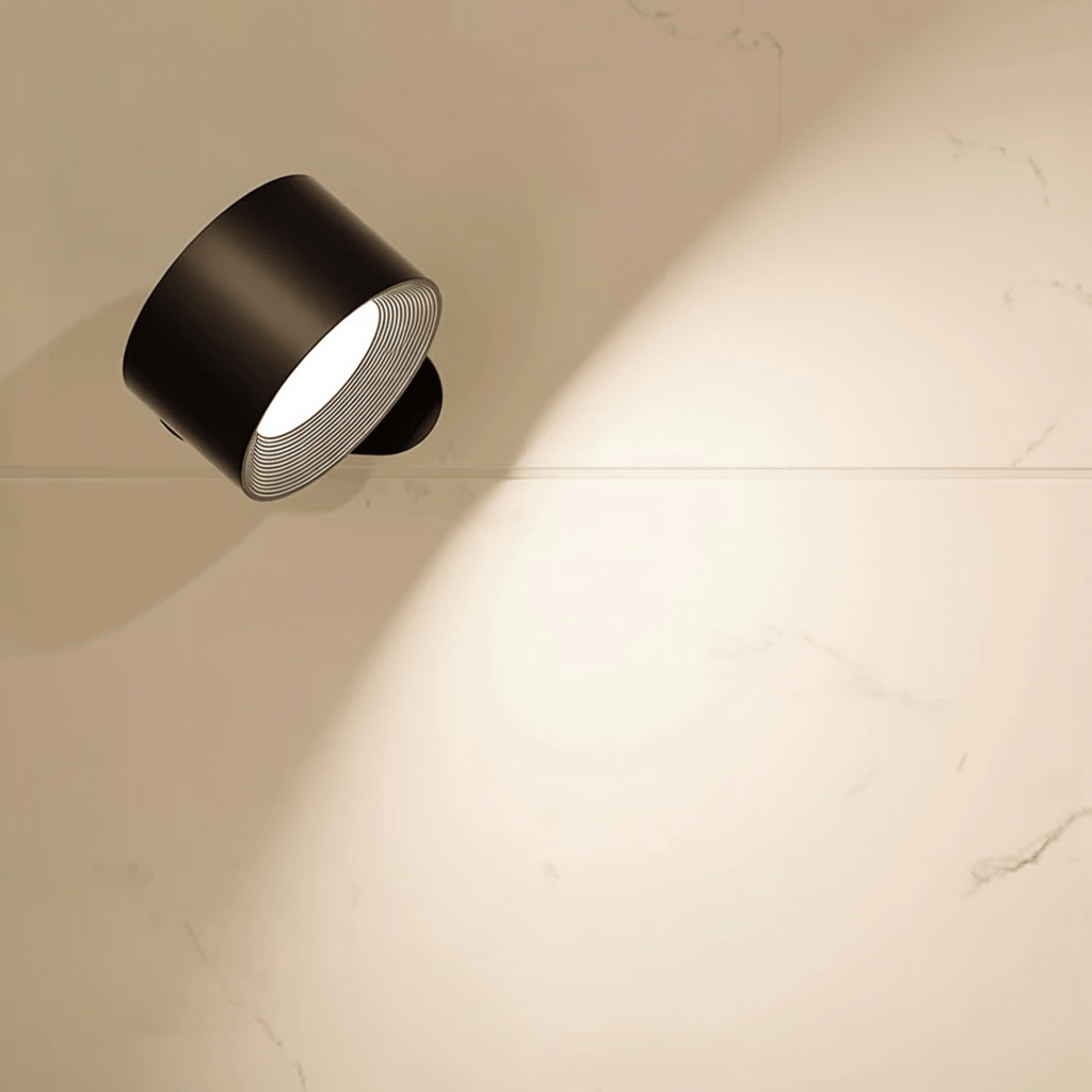 Bezprzewodowa lampa ścienna LED Nordlicht z możliwością ściemniania i pilotem