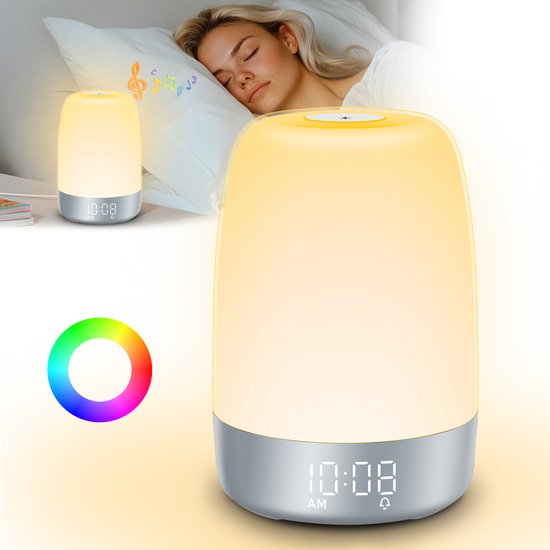 MorgenLicht Tageslicht Wecker mit Naturklängen und Nachtlicht