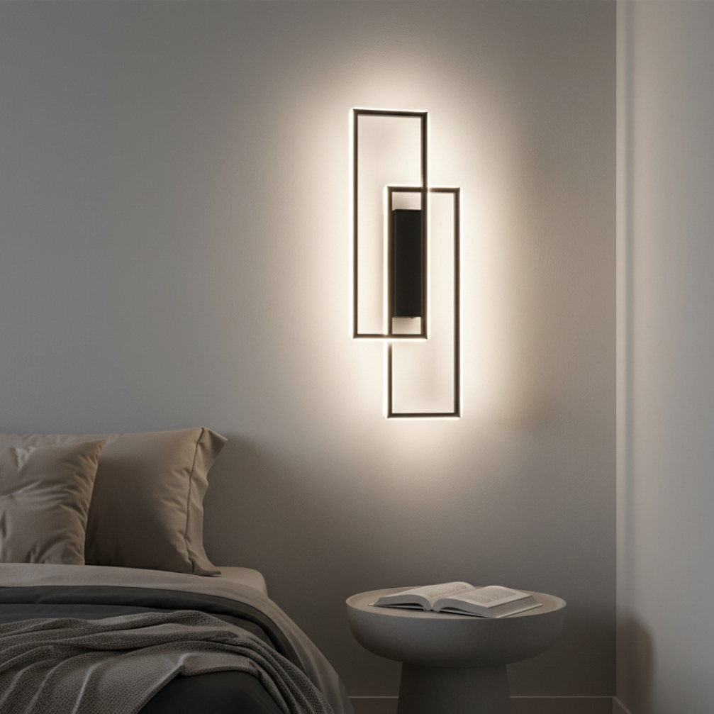 LumoLine LED Wandleuchte dimmbar 3 Lichtfarben Aluminium