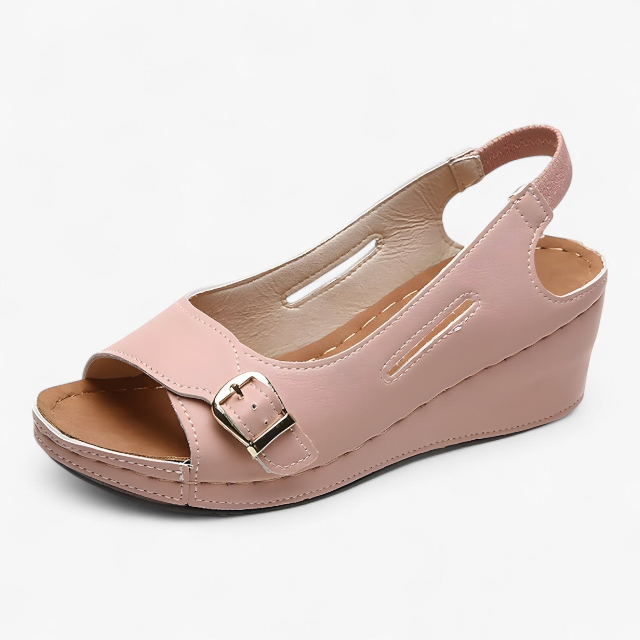 Velmora Damen Keilsandalen aus Leder mit Komfort und Eleganz