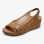 Velmora Damen Keilsandalen aus Leder mit Komfort und Eleganz