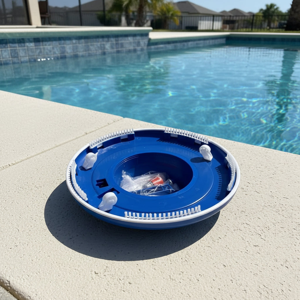 Poolvora czyścik do basenu z napędem wodnym do basenów, stawów i jacuzzi