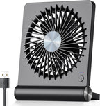 SilentAir Compact USB Tischventilator mit 3 Geschwindigkeitsstufen