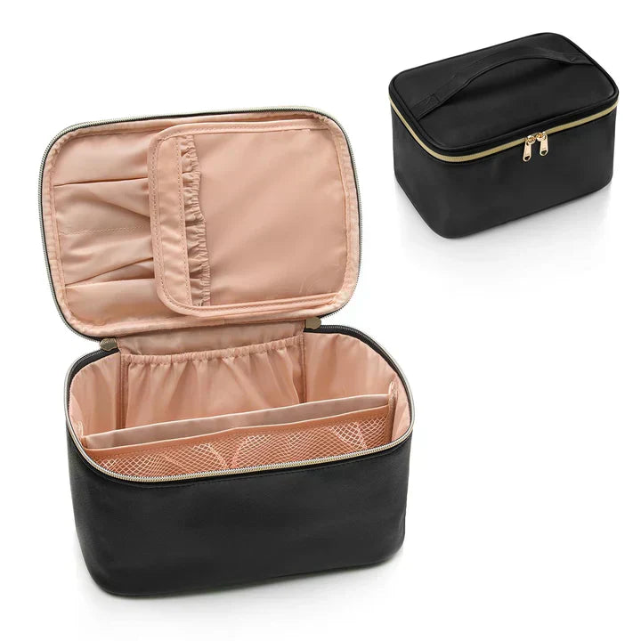 BeautyCase Reise Kosmetik Organizer mit Verstellbaren Fächern