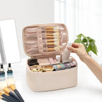 BeautyCase Reise Kosmetik Organizer mit Verstellbaren Fächern