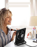 SilentAir Compact USB Tischventilator mit 3 Geschwindigkeitsstufen