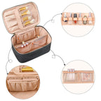 BeautyCase Reise Kosmetik Organizer mit Verstellbaren Fächern