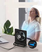 SilentAir Compact USB Tischventilator mit 3 Geschwindigkeitsstufen