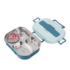 WarmPort Bento Lunchbox aus Edelstahl mit Fächern und Suppenschale