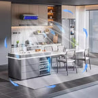 LuftBrise ProMobiler Tisch- und Wandventilator mit Akku 2000mAh