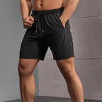 AeroSprint herre sportsshorts med lynlåslommer og snøre