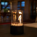 Flammenglanz Tischkamin Bioethanol rauchfrei dekorativ Indoor Outdoor