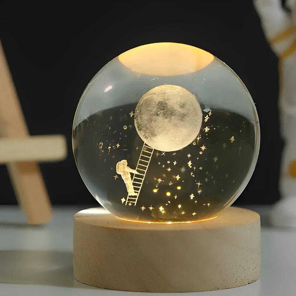 Kryształowa kula LumiSphere 3D z oświetleniem LED