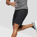 AeroSprint herre sportsshorts med lynlåslommer og snøre