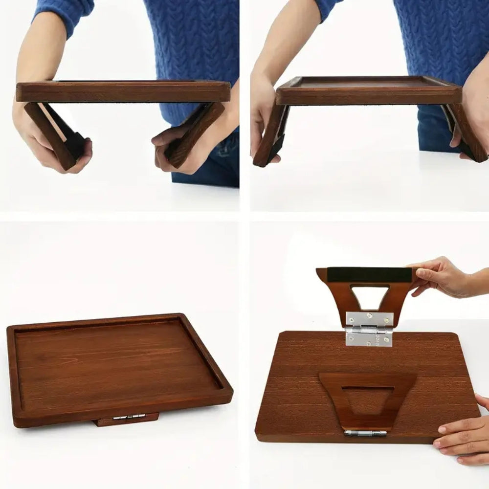 BambooRelax Armlehnen-Tablett aus Bambus